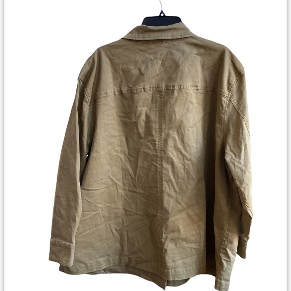 Nili Lotan x Target Button-Front Jacket Khaki plus size 3X khaki brand new - Picture 5 of 7